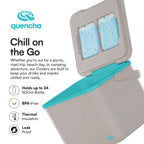 Quencha Insulated Cooler Box 12L & 24L Portable Ice Cooler for Picnic Camping Travel