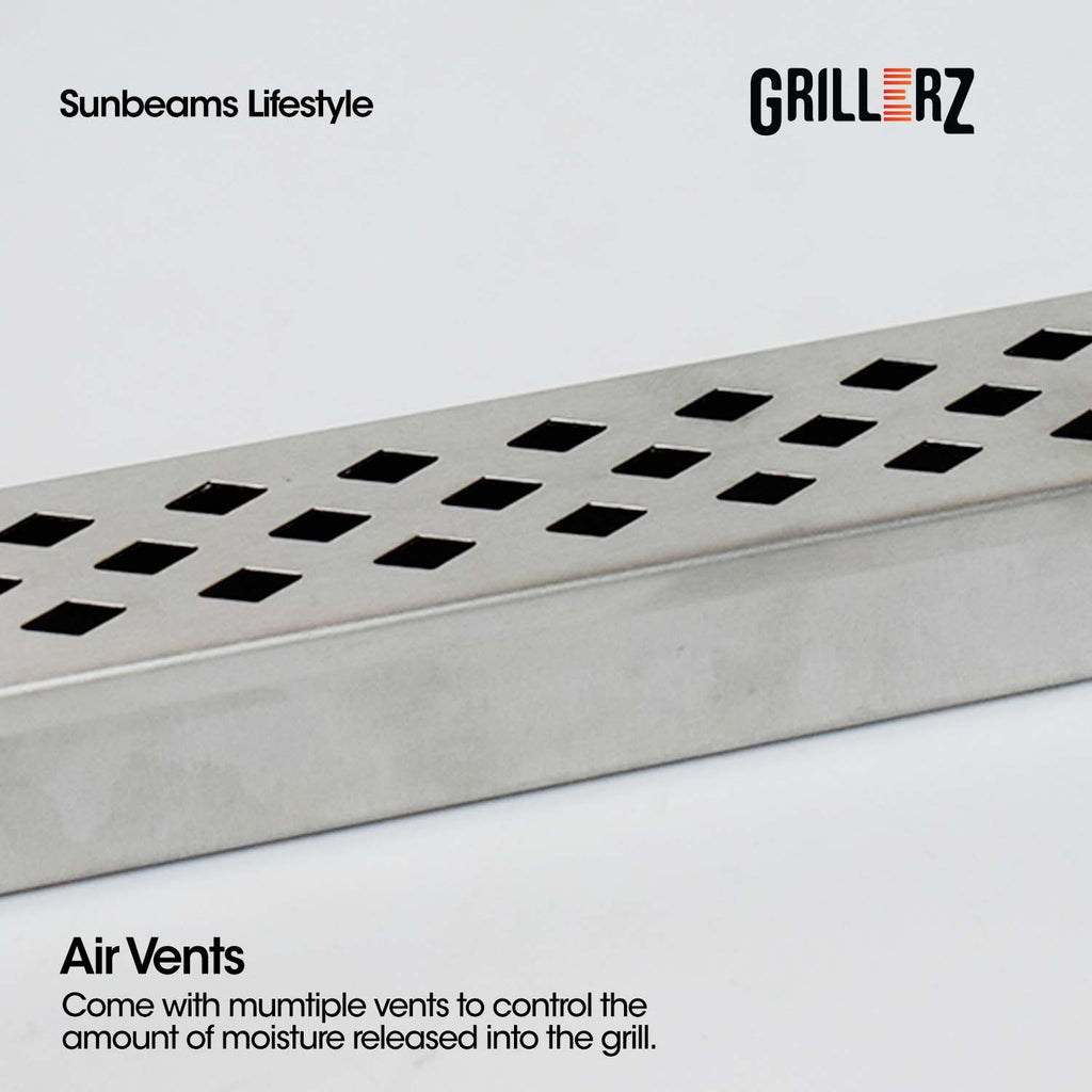 SLIQUE Grillierz Stainless Steel Grill Humidifier With Moisture Control & Flavor Enhancement