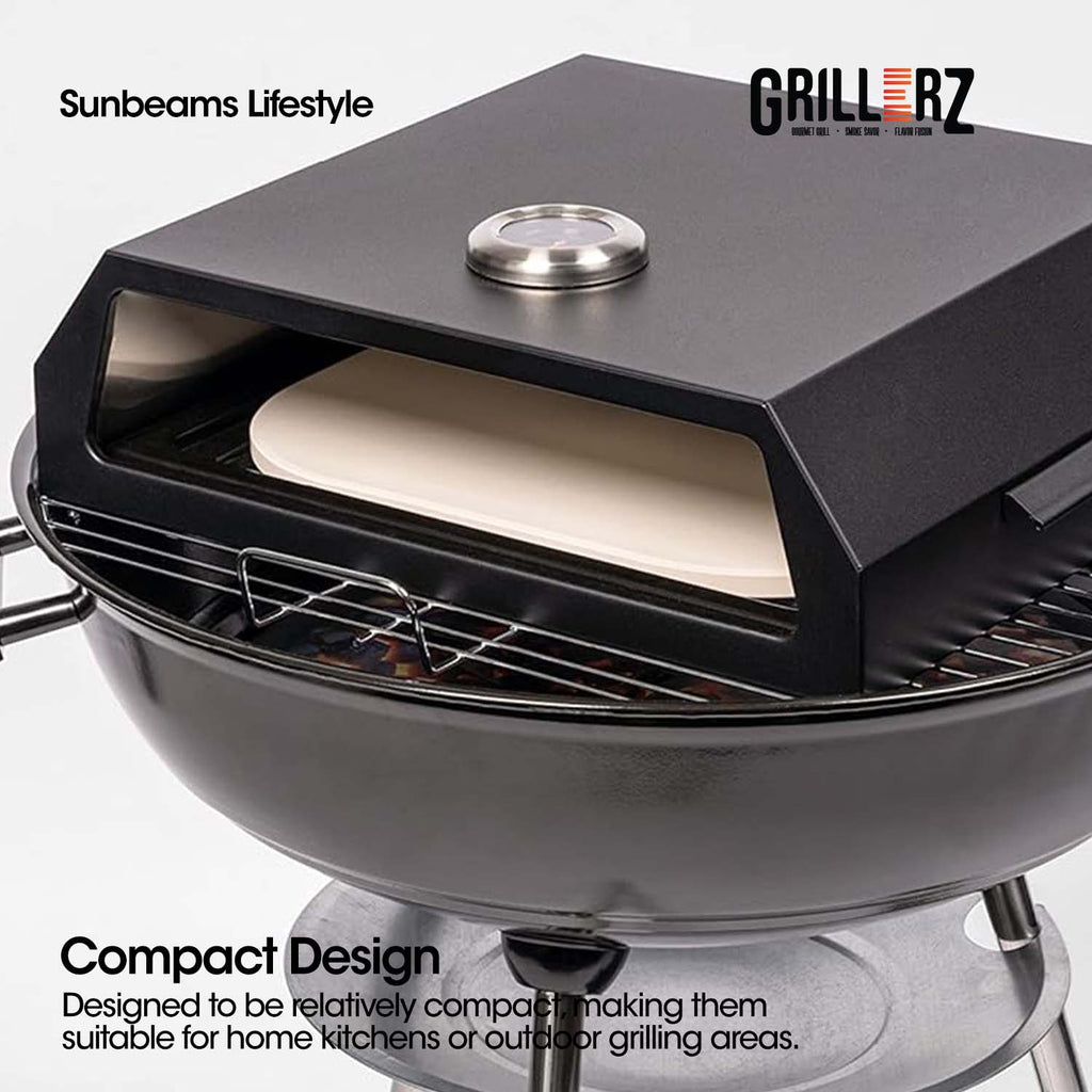 SLIQUE GRILLERZ BBQ Grill Collection Pizza Oven • Charcoal Grill • Portable Grill • BBQ Tools & Accessories