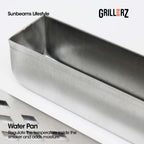 SLIQUE Grillierz Stainless Steel Grill Humidifier With Moisture Control & Flavor Enhancement