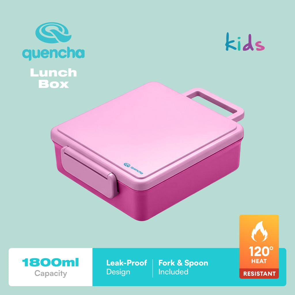 Quencha Kids Water Bottle Insulated Tumbler Lunch Box Kids Combo Back to School BPA-Free Leakproof