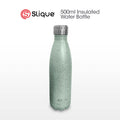 SLIQUE Stainless Steel Glitter Finish Insulated Water Bottle 500ml (Green)