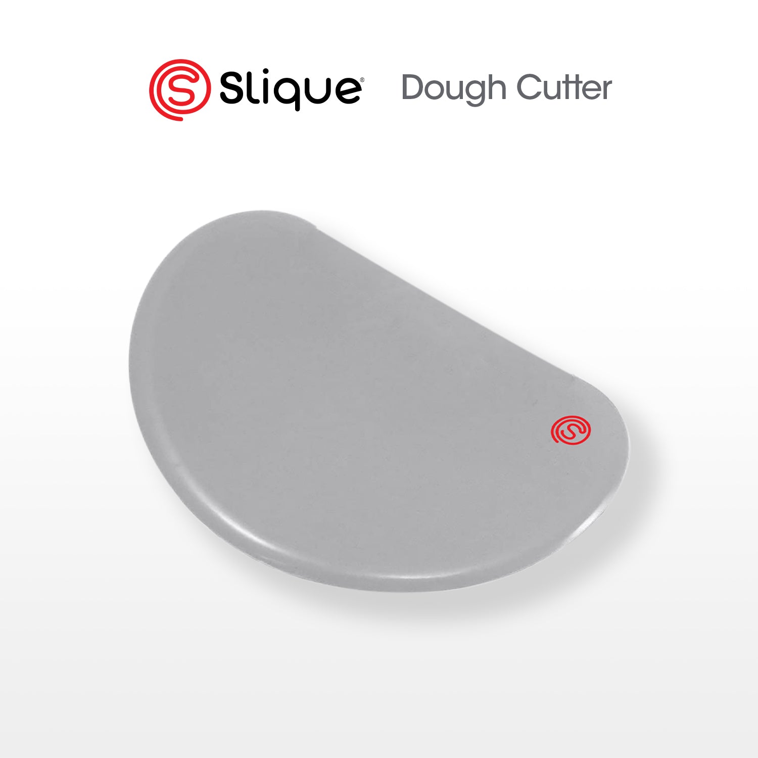 SLIQUE Premium Silicone Dough Scraper, Cake Smoother Scraper, Cake Icing Scraper