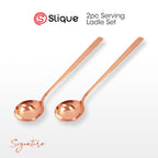 SLIQUE Cutlery Set Stainless Steel Spoon | Fork | Tea Spoon | Knife | Ice Server | Ladle | Serving Spoon & Fork | Salad & Cake Server | Cake Fork | Ice Server