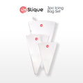 SLIQUE Premium Cloth + EVA Coated Reusable Icing Bag Set of 3
