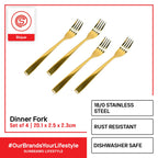 SLIQUE Cutlery Set Stainless Steel Spoon | Fork | Tea Spoon | Knife | Ice Server | Ladle | Serving Spoon & Fork | Salad & Cake Server | Cake Fork | Ice Server