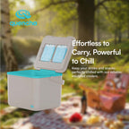 Quencha Insulated Cooler Box 12L & 24L Portable Ice Cooler for Picnic Camping Travel