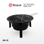 SLIQUE GRILLERZ BBQ Grill Collection Pizza Oven • Charcoal Grill • Portable Grill • BBQ Tools & Accessories
