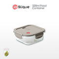 Slique Avotech Glass Food Storage Container Lunch Box with Airtight Lid