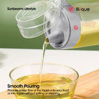 Slique AVOTECH Condiment Set Collection Oil Dispenser Spice Jars Salt & Pepper Set Kitchen Organizer
