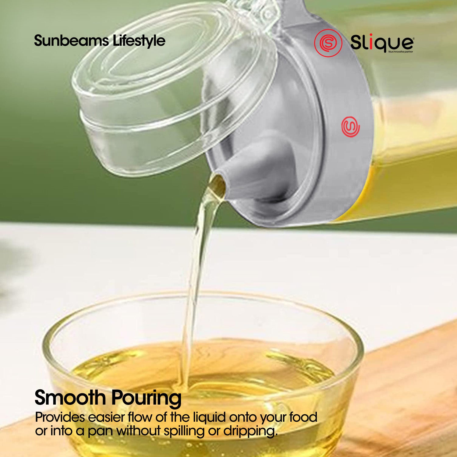 Slique AVOTECH Condiment Set Collection Oil Dispenser Spice Jars Salt & Pepper Set Kitchen Organizer