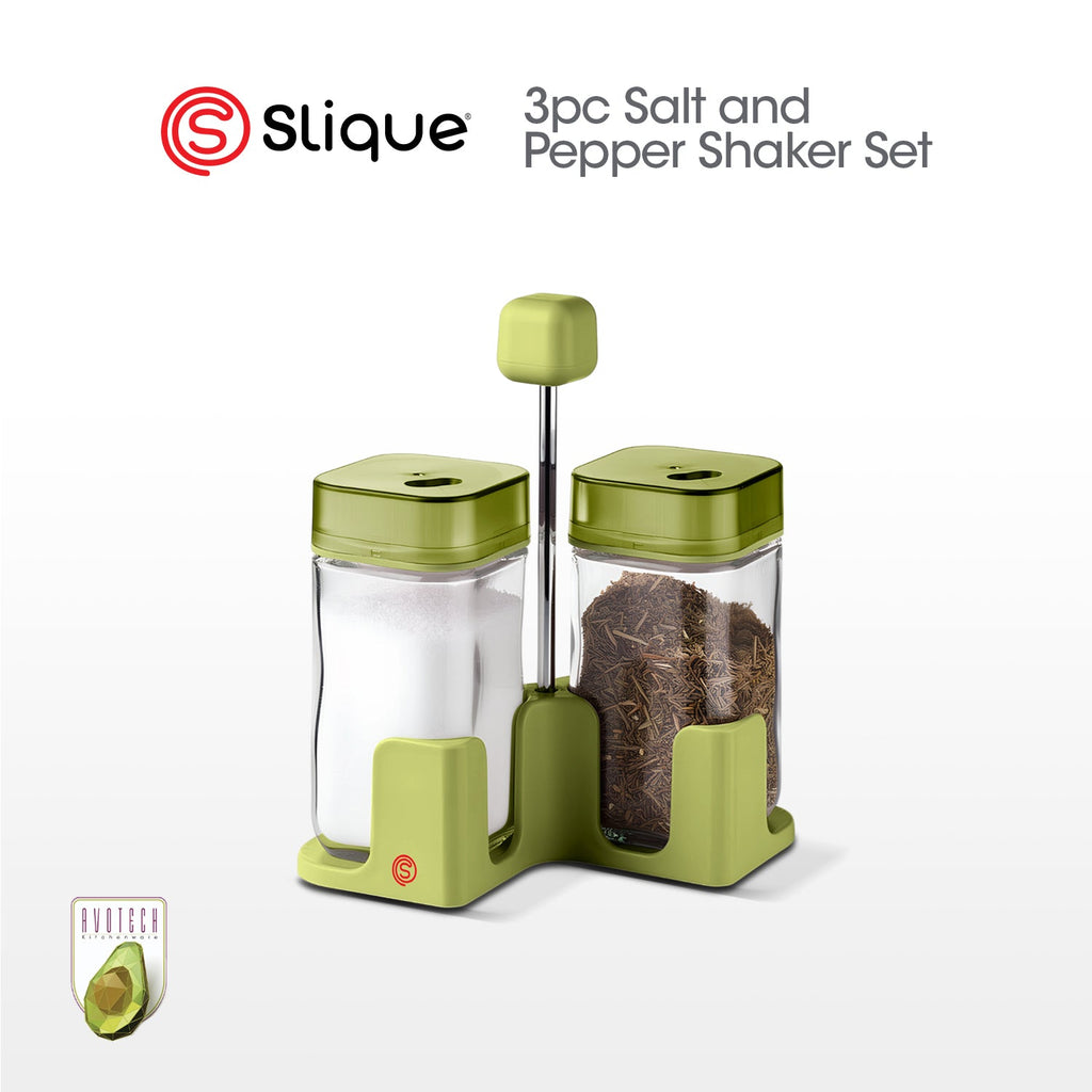 Slique AVOTECH Condiment Set Collection Oil Dispenser Spice Jars Salt & Pepper Set Kitchen Organizer