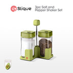 Slique AVOTECH Condiment Set Collection Oil Dispenser Spice Jars Salt & Pepper Set Kitchen Organizer