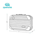 Quencha Double Layer 7-Inch Electronic Storage Bag with Hard Shell Protection for Travel