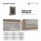 MODERNO Single Picture Frame - 2 Tone with Gold Side Photo Frame