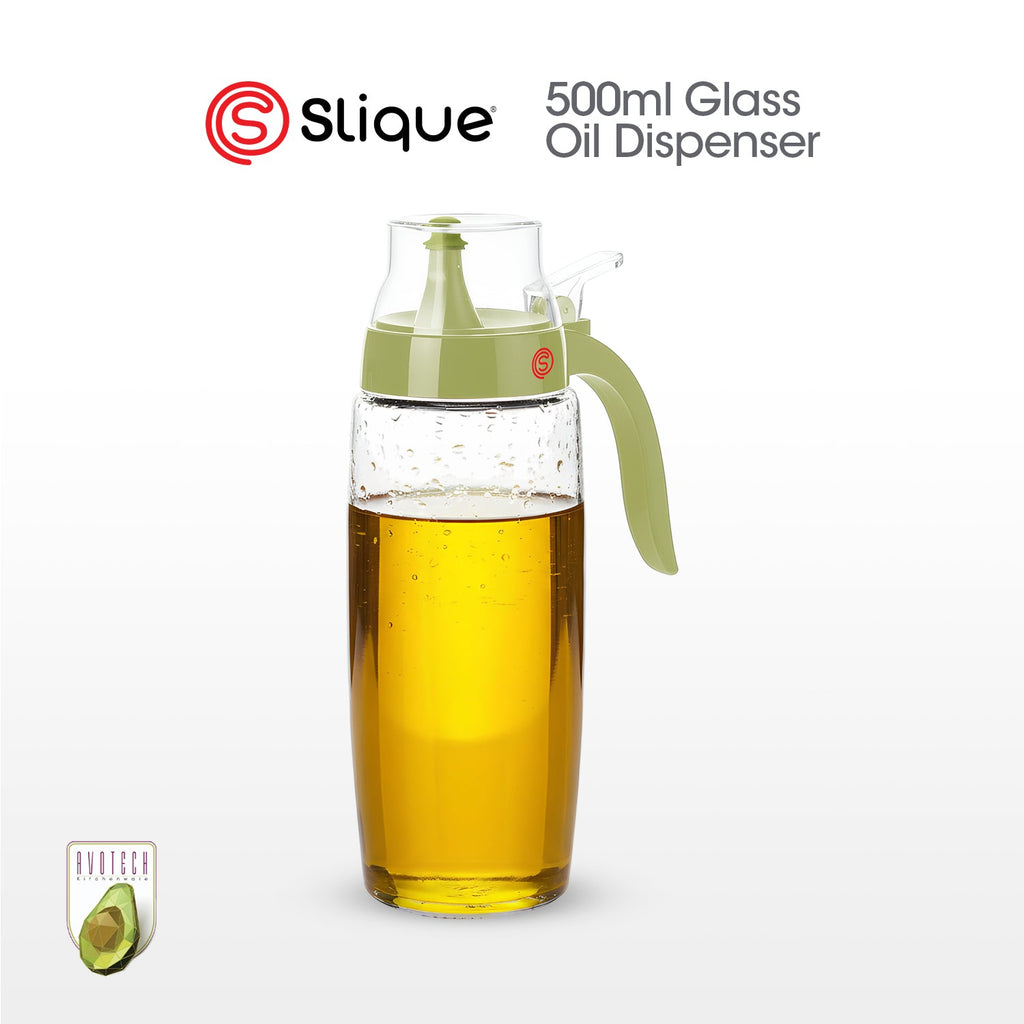 Slique AVOTECH Condiment Set Collection Oil Dispenser Spice Jars Salt & Pepper Set Kitchen Organizer