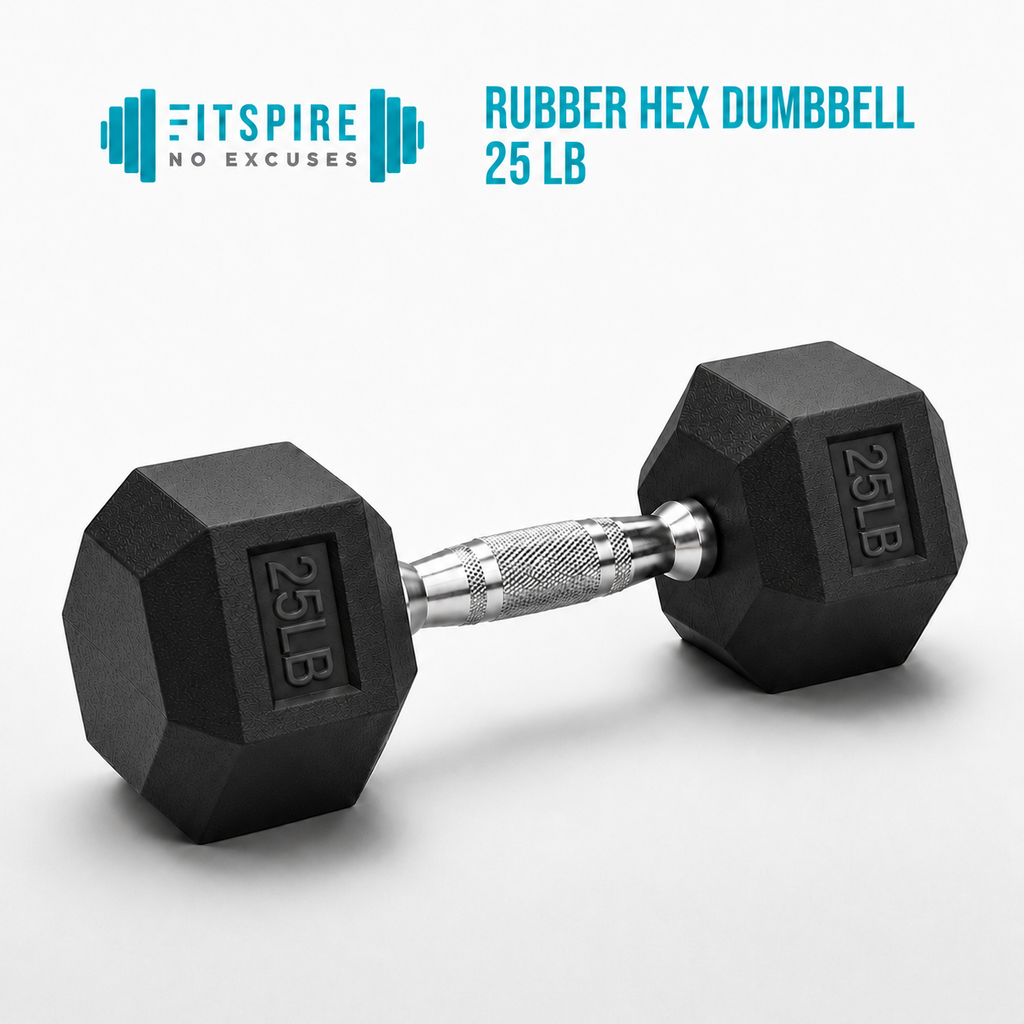 FITSPIRE Adjustable Dumbbell Weight lift Dumbbell Exercise Fitness Strength Training Workout Equipment