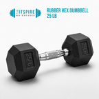 FITSPIRE Adjustable Dumbbell Weight lift Dumbbell Exercise Fitness Strength Training Workout Equipment