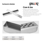 SLIQUE Grillierz Stainless Steel Grill Humidifier With Moisture Control & Flavor Enhancement