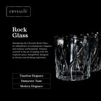 CRYSALIS Royalty Rock Glass 4pcs Set