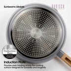 Slique AvoTech Ceramic Cookware Collection Heavy-Duty Non-Stick Frypan Wok Dutch Oven PFOA-Free Induction