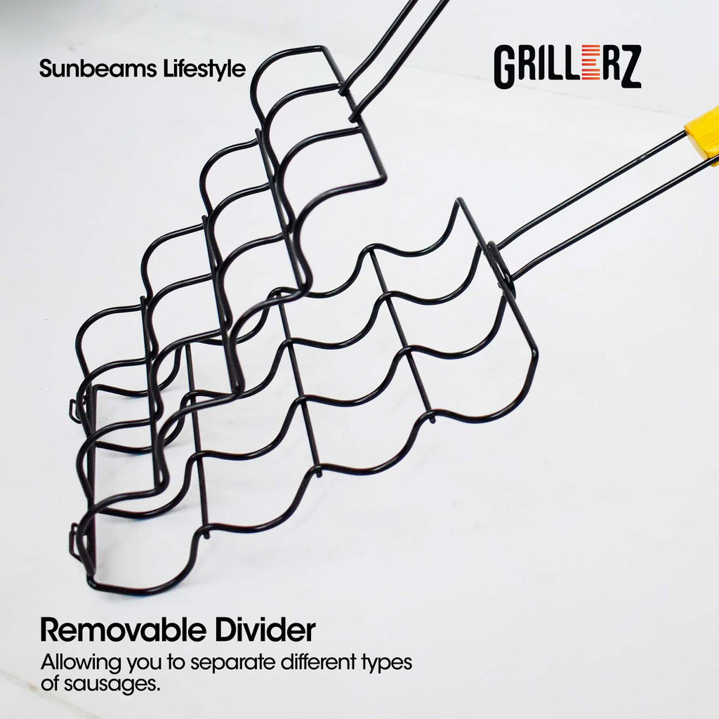 SLIQUE Grillerz Versatile Grilling Basket  Corn Grilling Basket Outdoor BBQ Accessory