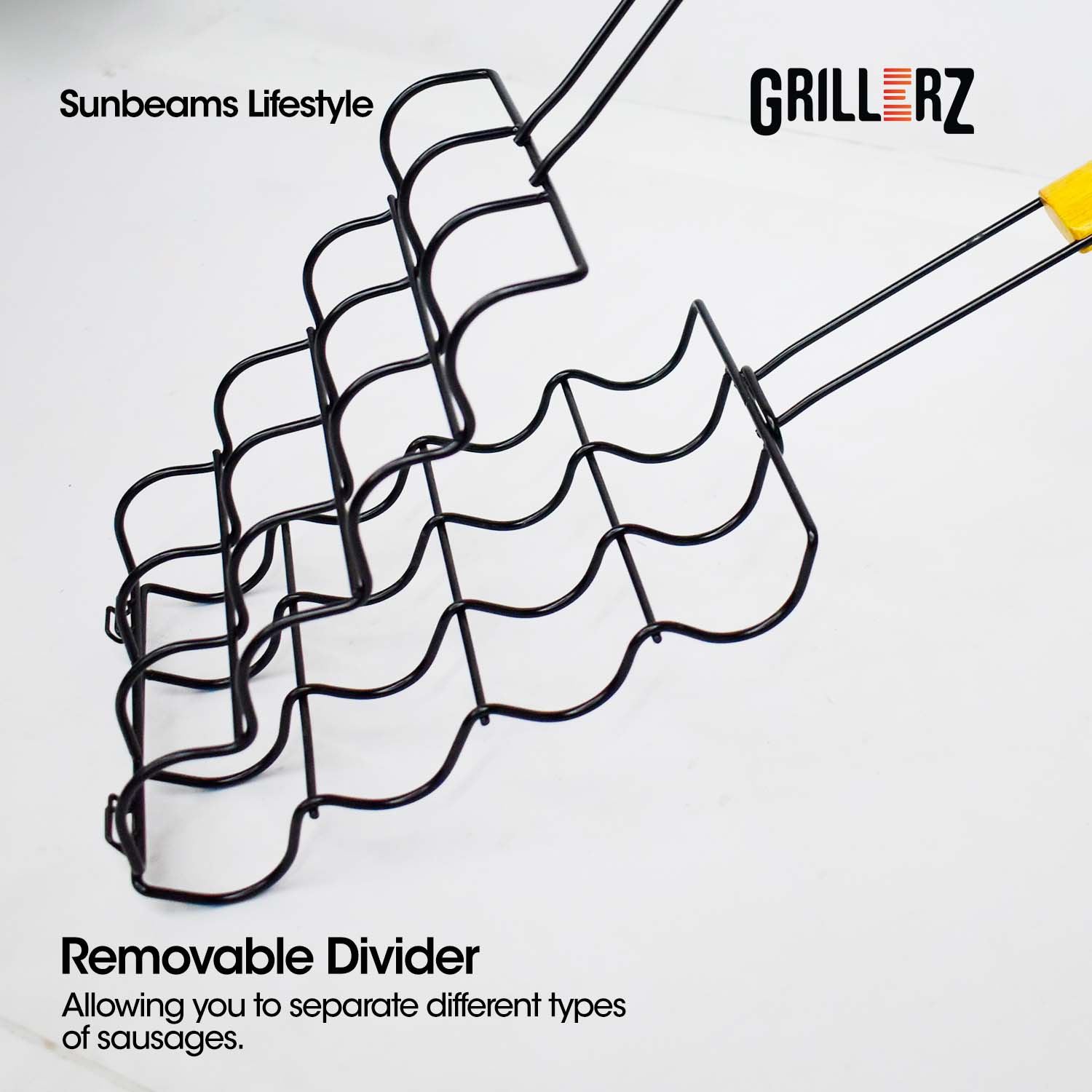 SLIQUE Grillerz Versatile Grilling Basket  Corn Grilling Basket Outdoor BBQ Accessory