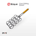 SLIQUE Grillerz Versatile Grilling Basket  Corn Grilling Basket Outdoor BBQ Accessory
