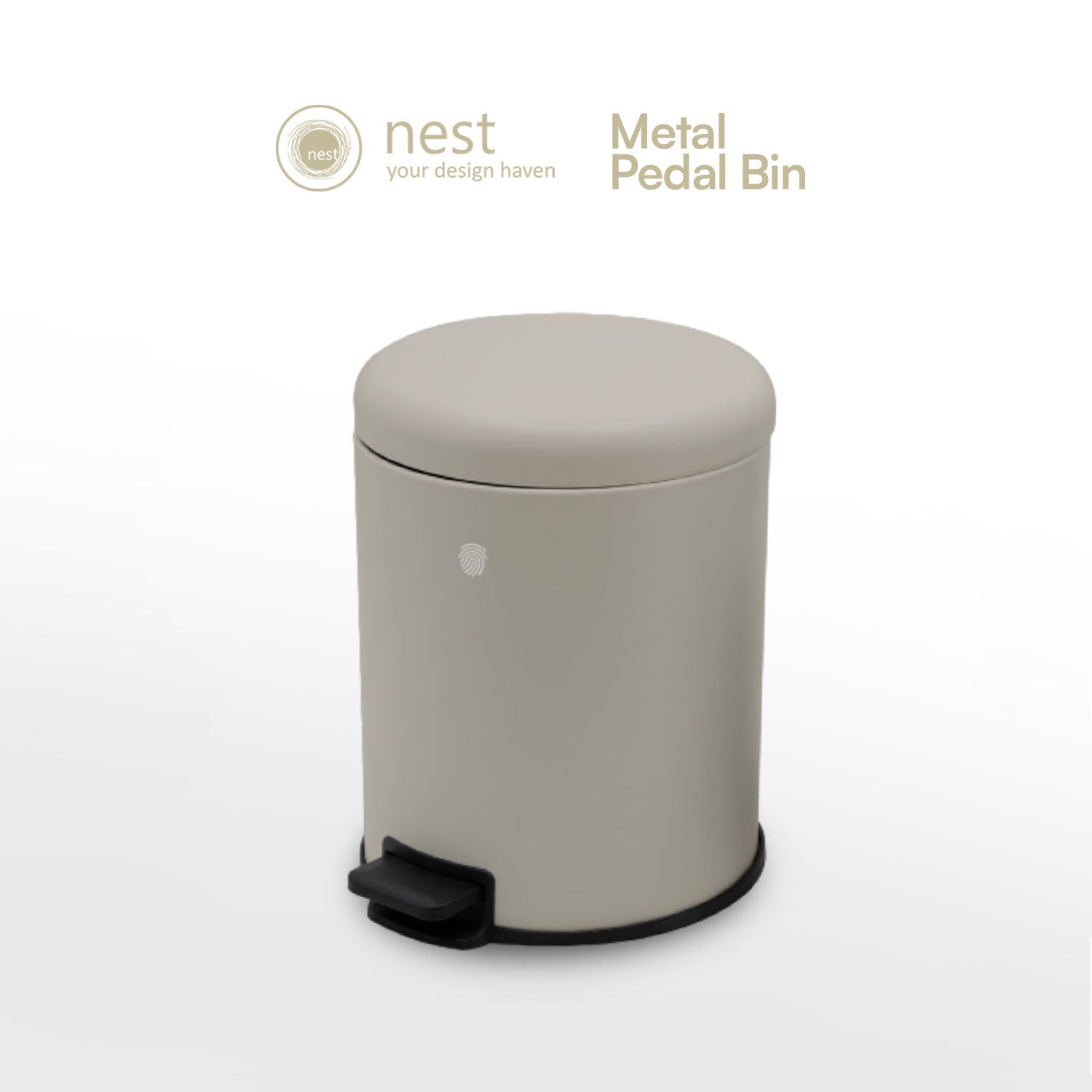 Primeo 5L Trash Bin with 120pcs Disposable Trashbags