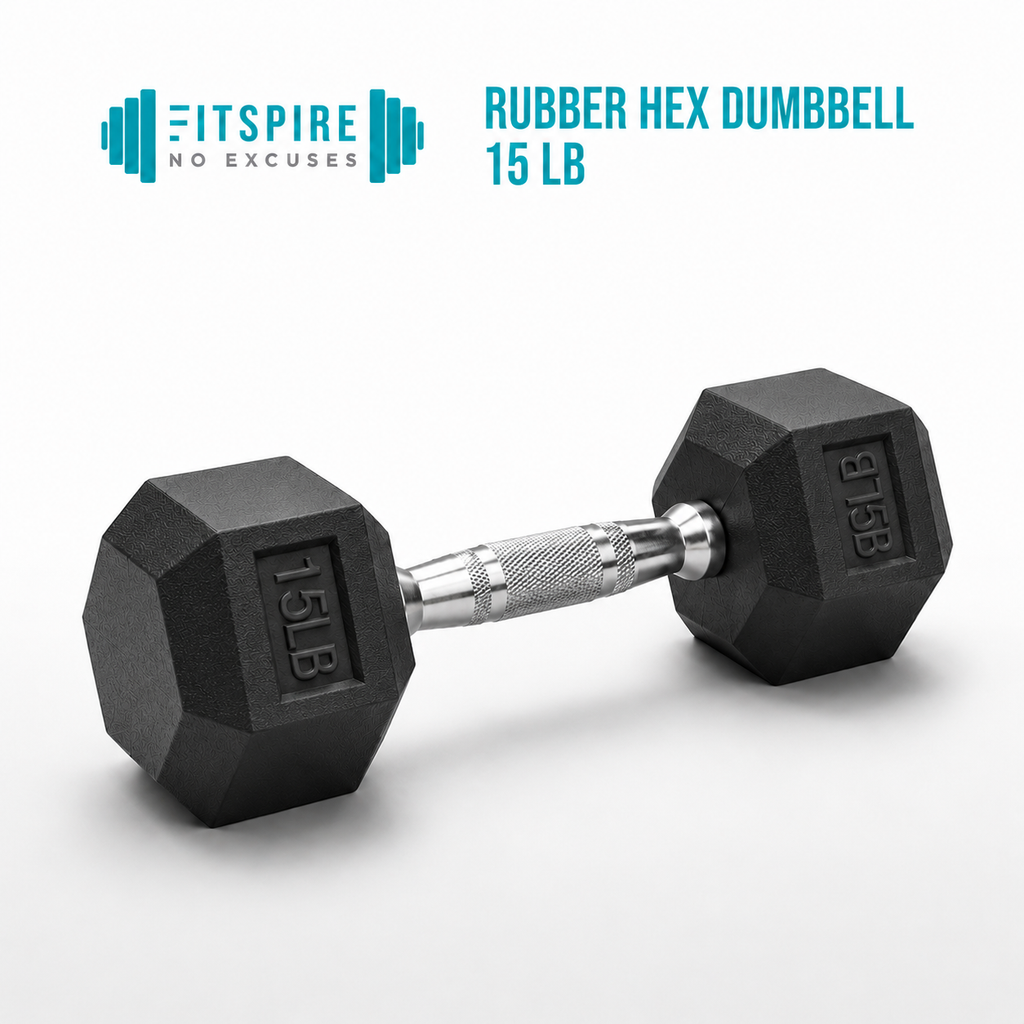 FITSPIRE Adjustable Dumbbell Weight lift Dumbbell Exercise Fitness Strength Training Workout Equipment