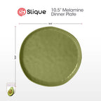 Slique Avotech Melamine Dinnerware Collection – Plates, Bowls, Tumblers & Spoon | Durable, Lightweight, BPA-Free