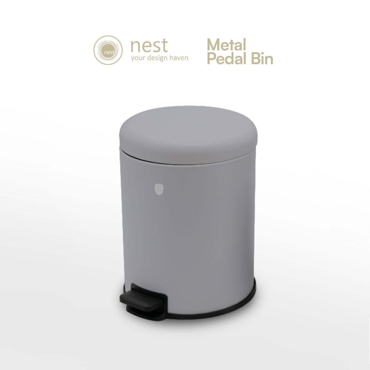 Primeo 5L Trash Bin with 120pcs Disposable Trashbags