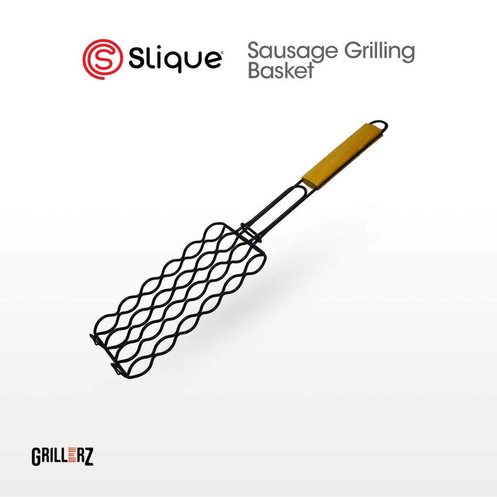 SLIQUE Grillerz Versatile Grilling Basket  Corn Grilling Basket Outdoor BBQ Accessory