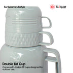 SLIQUE Insulated Vacuum Flask w/ 2 Cups 1L/1.8L