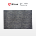 Slique Placemat PVC Woven Dining Table Mat 45x30cm (Collection 2)