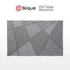 Slique Placemat PVC Woven Dining Table Mat 45x30cm