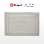 Slique Placemat PVC Woven Dining Table Mat 45x30cm (Collection 2)