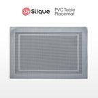 Slique Placemat PVC Woven Dining Table Mat 45x30cm (Collection 2)