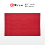 Slique Placemat PVC Woven Dining Table Mat 45x30cm (Collection 2)