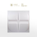 NEST DESIGN LAB 3D Wall-Art Nukua 4pcs 500x500x1.0mm