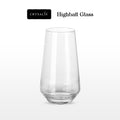 Crysalis Essence Glassware Collection Highball Rock Glass Soda-Lime Drinking Glass - Stemless Design