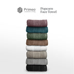 Primeo 100% Cotton Face Towel - Popcorn Weave Collection Towels