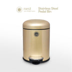NEST DESIGN LAB Premium Stainless Steel Pedal Bin 12L