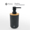 PRIMEO Premium Bamboo Soap Lotion Alcohol Dispenser
