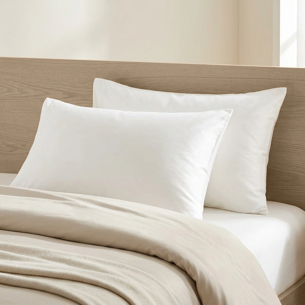 PRIMEO Premium 2 Pillow Case Set Standard Size 100% Cotton