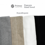 Primeo 100% Cotton Hand Towel - Popcorn Weave Collection Towels