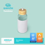 QUENCHA 12oz & 17oz Glass Water Bottle