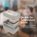 QUENCHA 800ml Stainless Steel Insulated Lunch Box