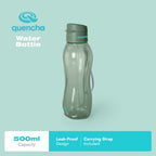 QUENCHA 17oz & 37oz Flip Cap Plastic Water Bottle