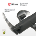SLIQUE Avotech Anti-Slip Base Mini Chopper w/ Extra Blade 400ml | 0.4L